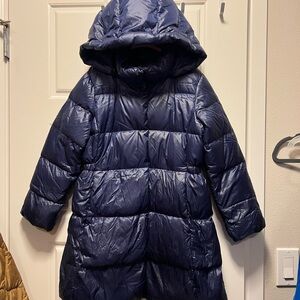 Polo by Ralph Lauren Dark Blue Kids Down Hooded Long Jacket size7
